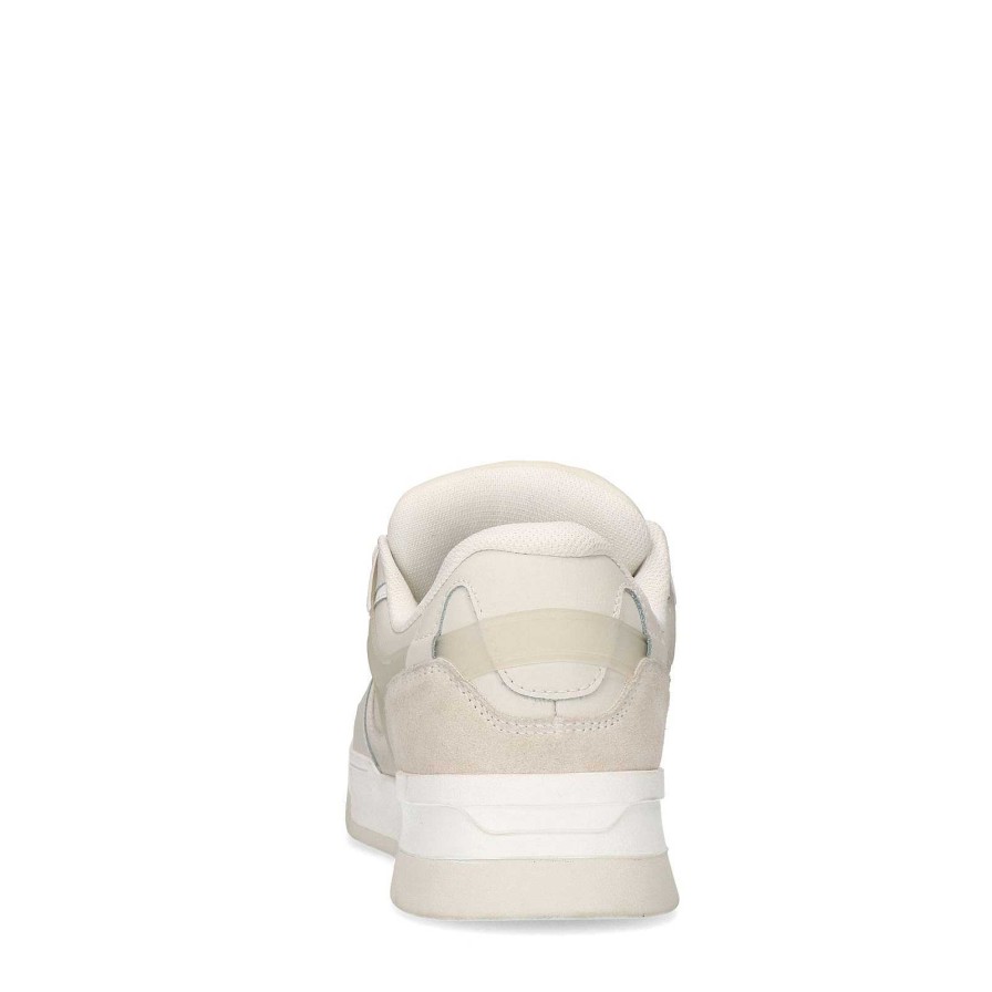 Sacha Leather Sneakers With Suede Details - Off-White