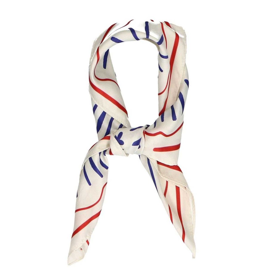 Sacha Printed Scarf - Off White