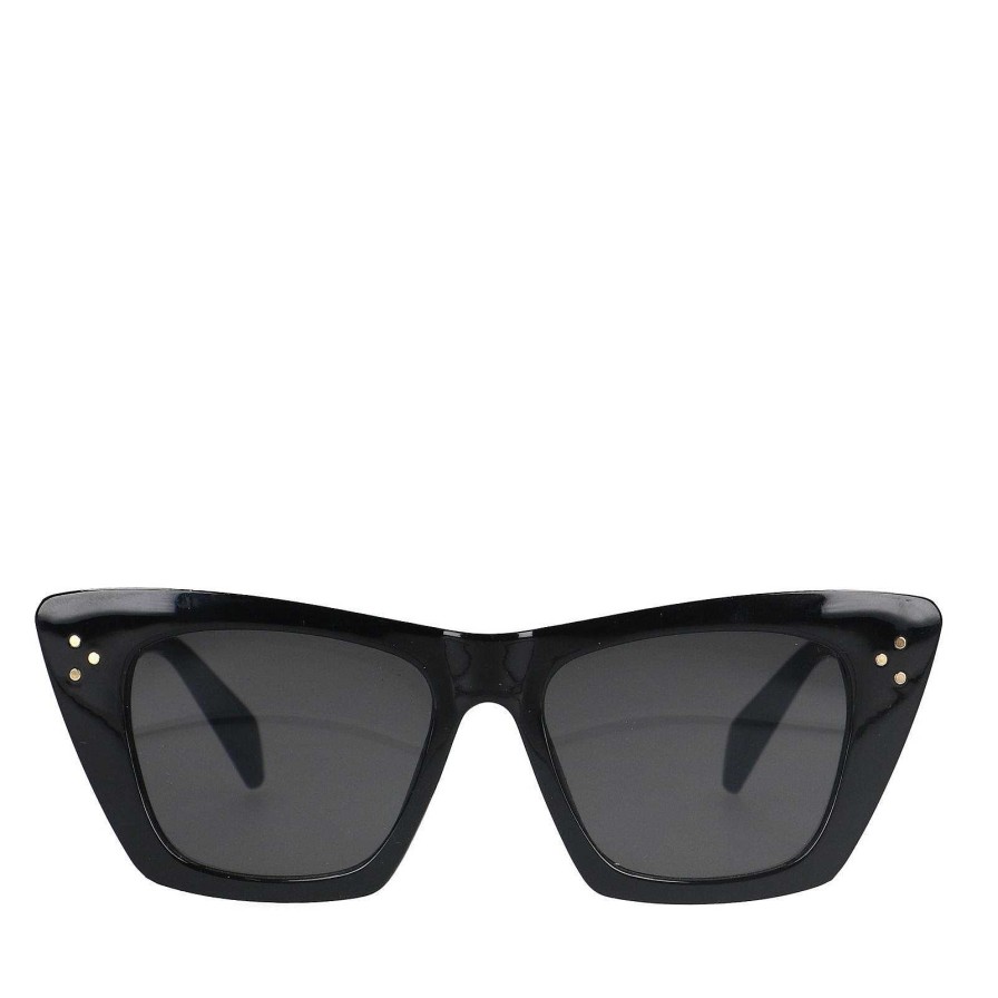 Sacha Cat-Eye Sunglasses - Black