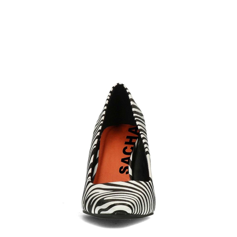 Sacha Zebre Pumps - Black