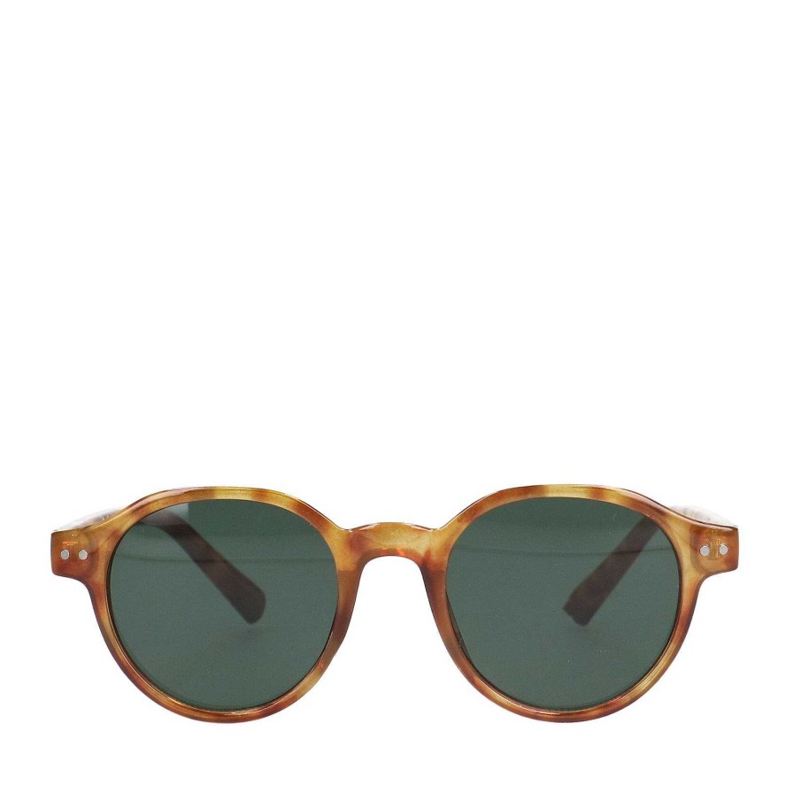 Sacha Round Sunglasses - Light Brown