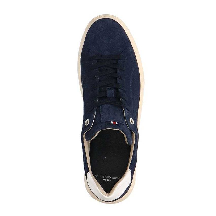 Sacha Suede Sneakers - Dark Blue