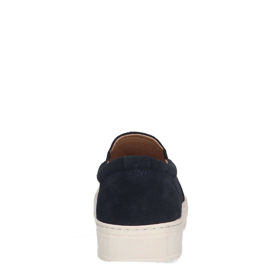 Sacha Suede Loafers - Dark Blue