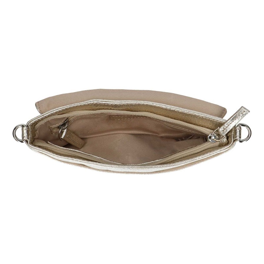 Sacha Leather Crossbody Bag - Gold