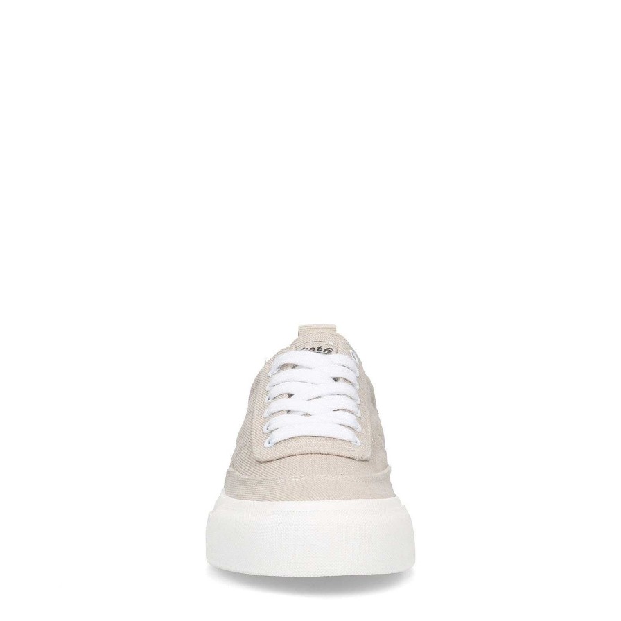 Sacha Goliath Sneakers In Textile And Suede - Beige