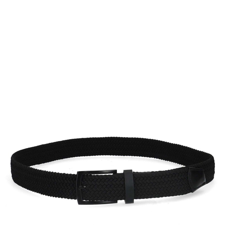 Sacha Braided Belt - Black