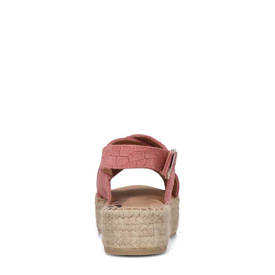 Sacha Suede Platform Sandals - Pink