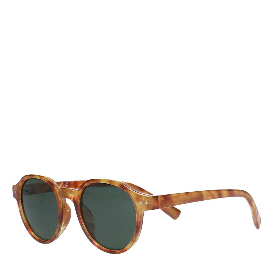 Sacha Round Sunglasses - Light Brown