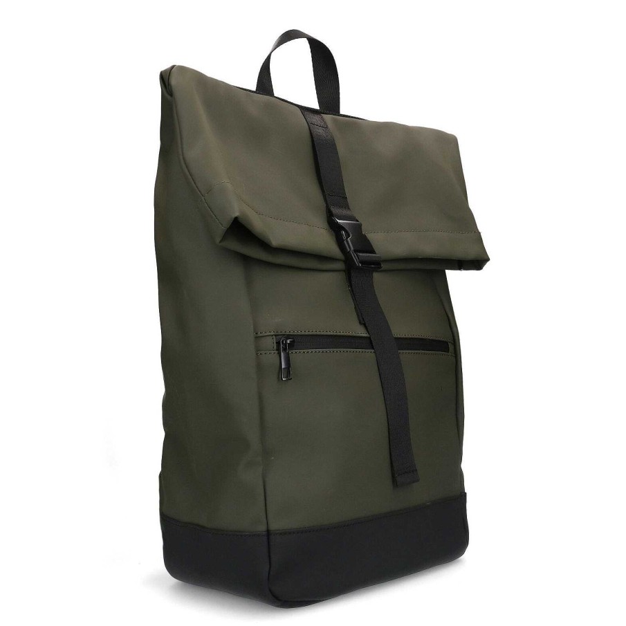 Sacha Backpack With Details - Dark Green