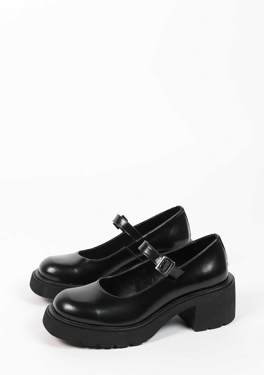 Sacha Firm Platform Pumps - Black