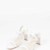 Sacha Straight Heel Mules - White