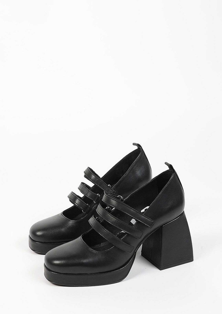 Sacha Platform Pumps - Black