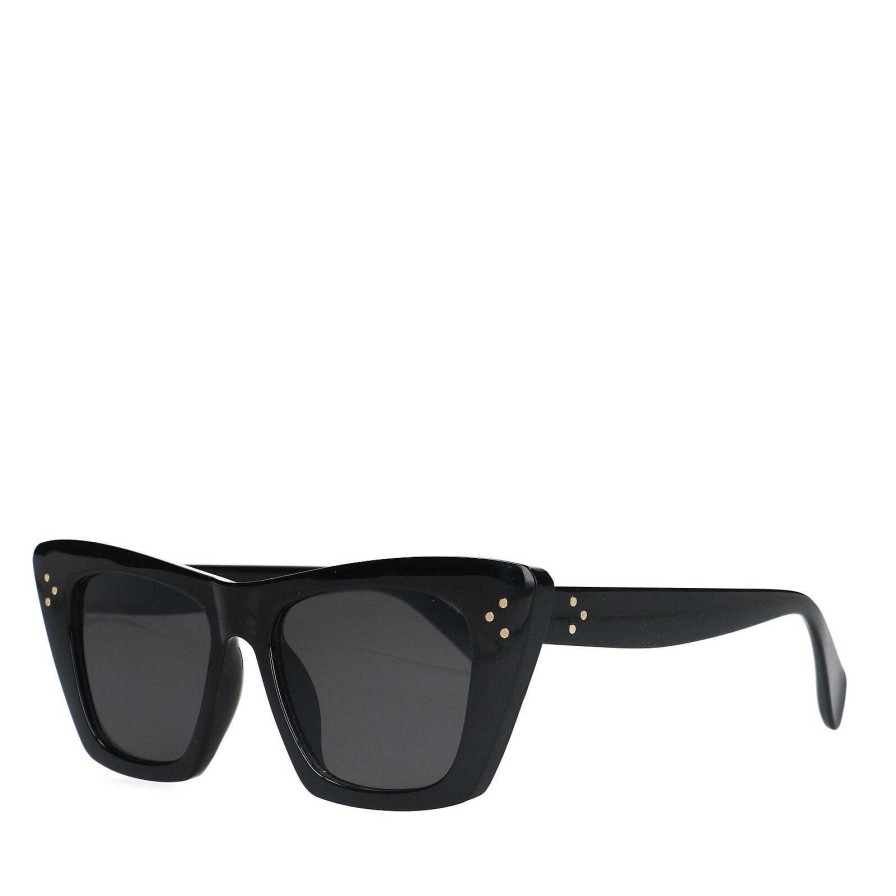 Sacha Cat-Eye Sunglasses - Black