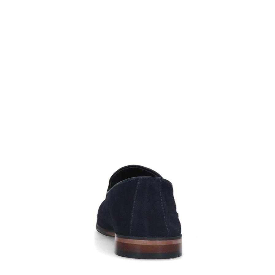 Sacha Suede Loafers - Dark Blue