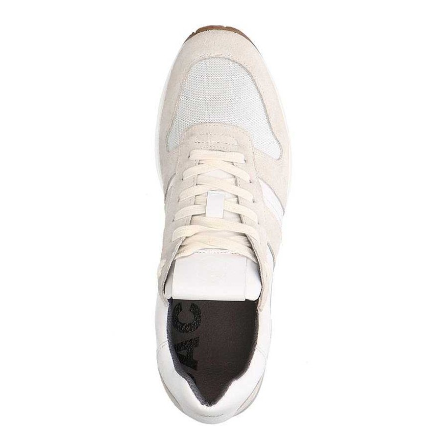 Sacha Suede Sneakers - White