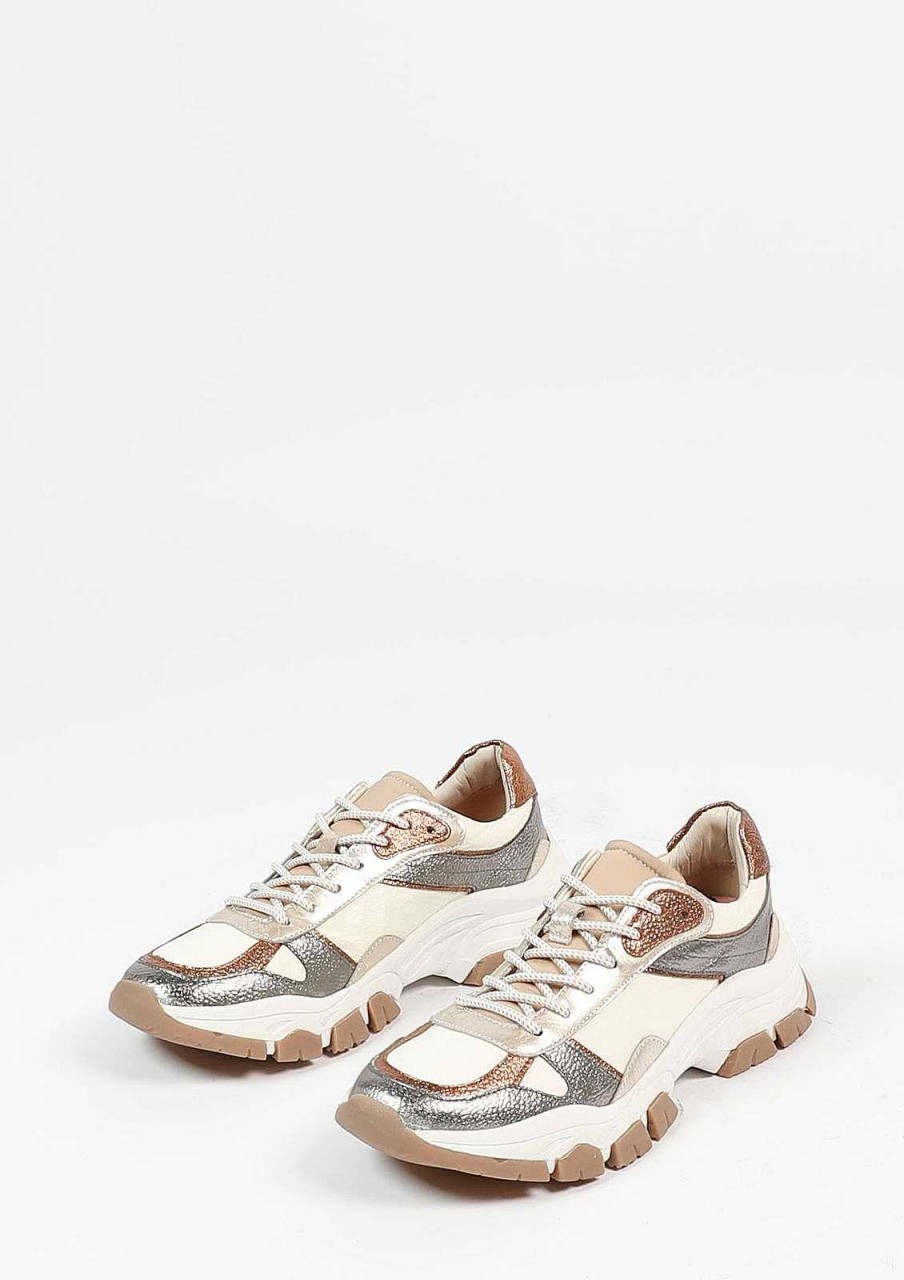 Sacha Sneakers With Metallic Details - Off-White