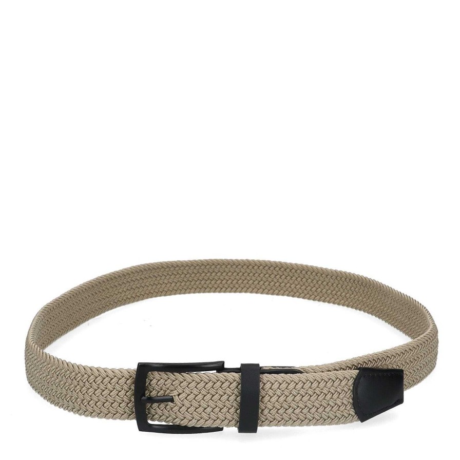 Sacha Braided Belt - Beige