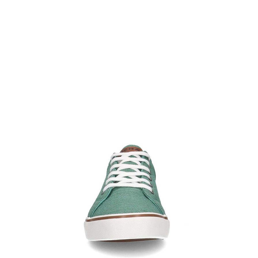 Sacha Lace-Up Canvas Shoes - Green