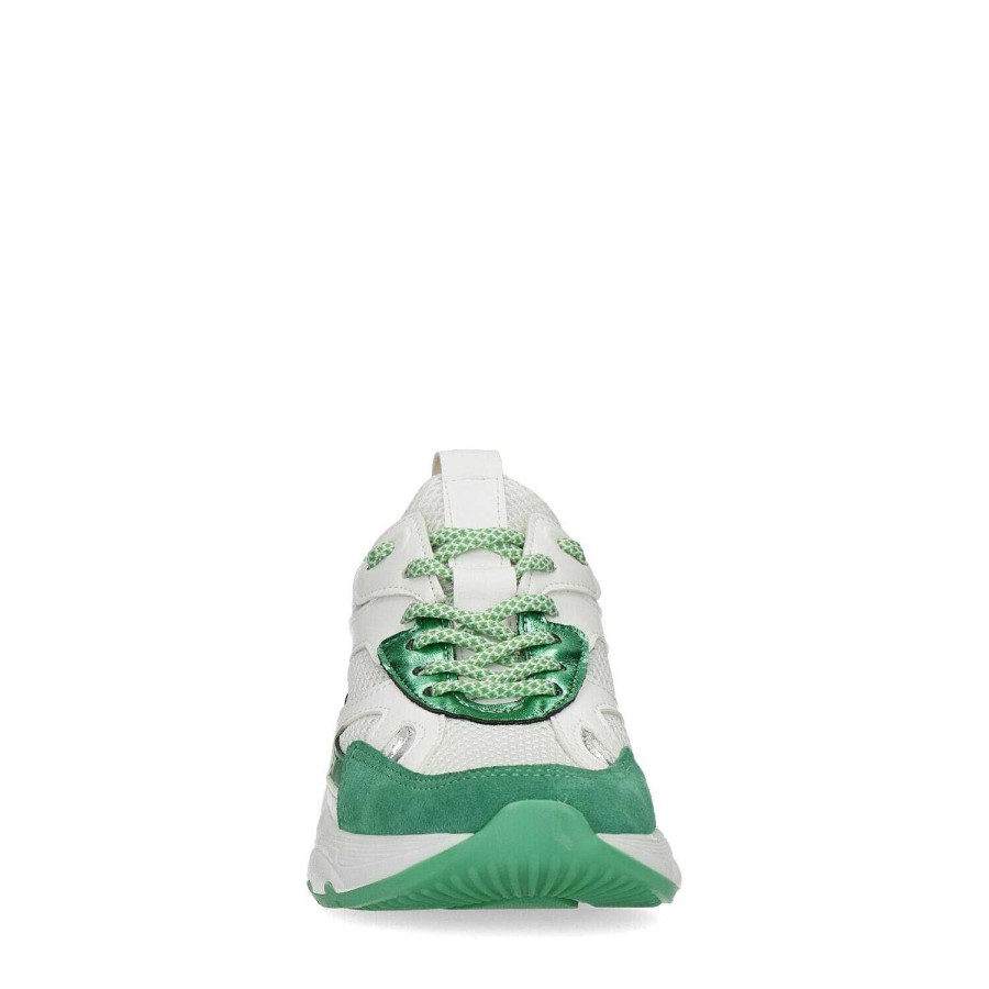 Sacha Sneakers With Metallic Details - Green