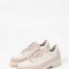 Sacha Suede Lace-Up Shoes - Off-White