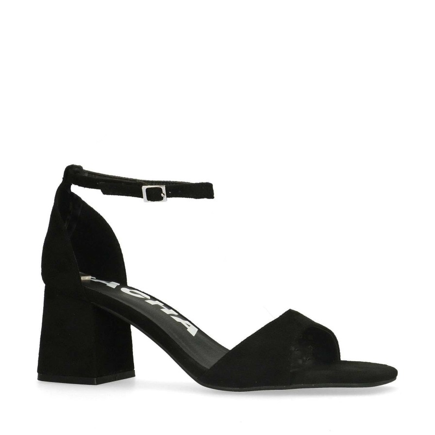 Sacha Heeled Sandals - Black