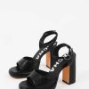 Sacha Heeled Sandals With Platform - Black