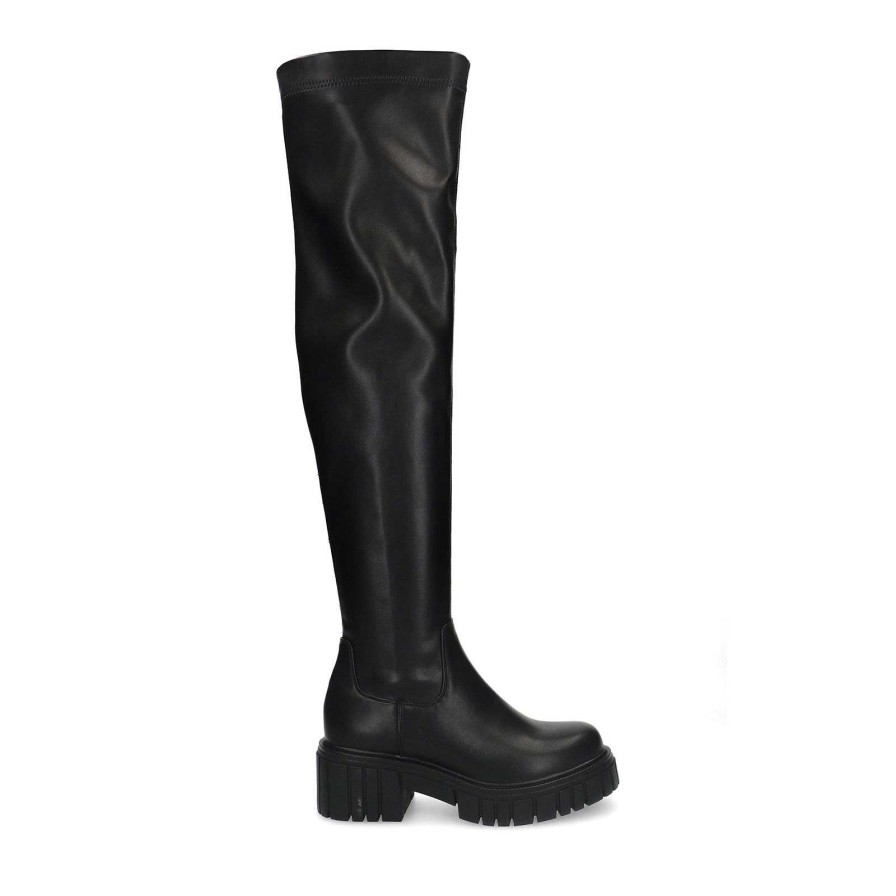 Sacha Over The Knee Boots - Black